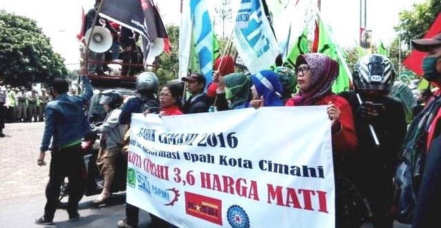 Minta UMK Rp 3,6 Juta