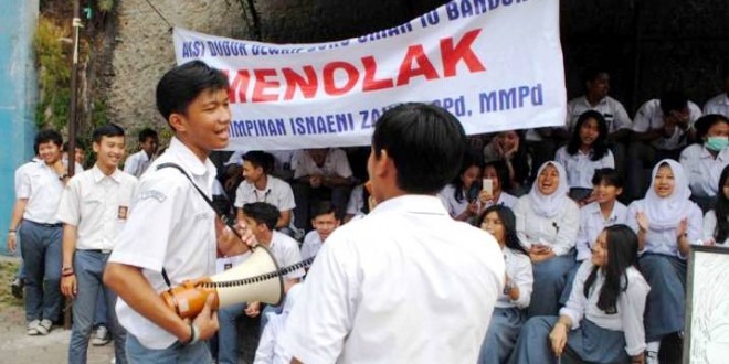 Gelar Aksi Mogok Belajar