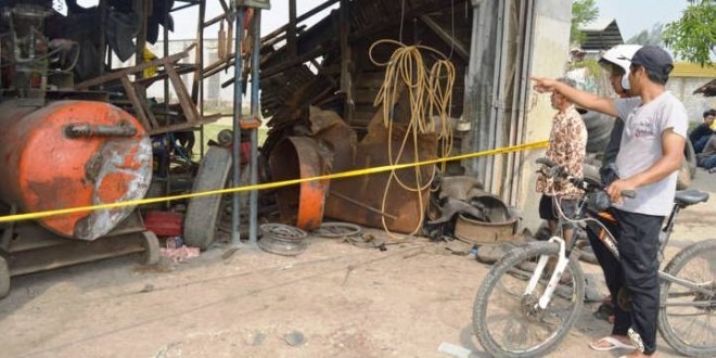 Warga Dikagetkan dengan Ledakan Menyerupai Bom