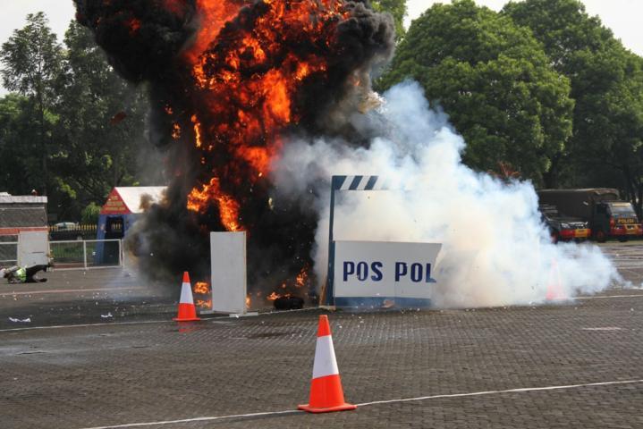 Australia Keluarkan Travel Advisory , Polda Jabar Gelar Simulasi Penanganan Teroris