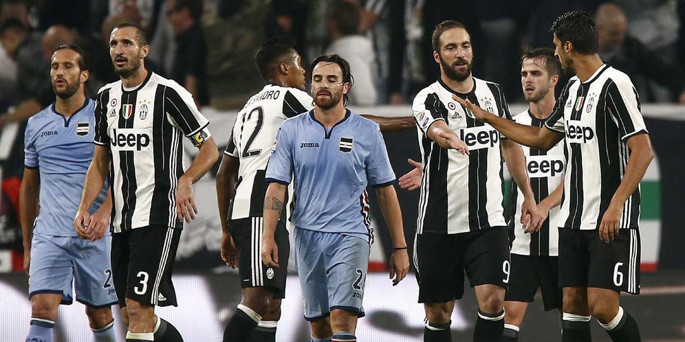 Hasil Pertandingan Juventus vs Sampdoria: Skor 4-1
