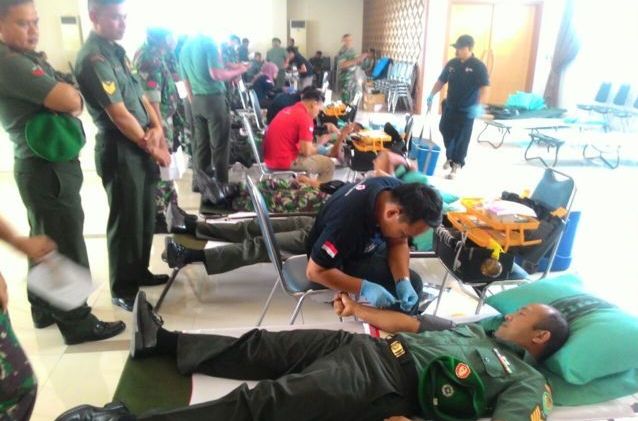 Kodim 0618/BS Gelar Donor Darah