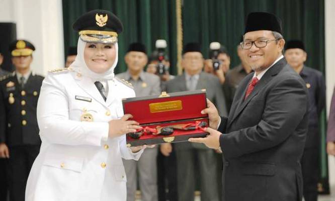 Neneng Hasanah Yasin Resmi Jabat Bupati Bekasi