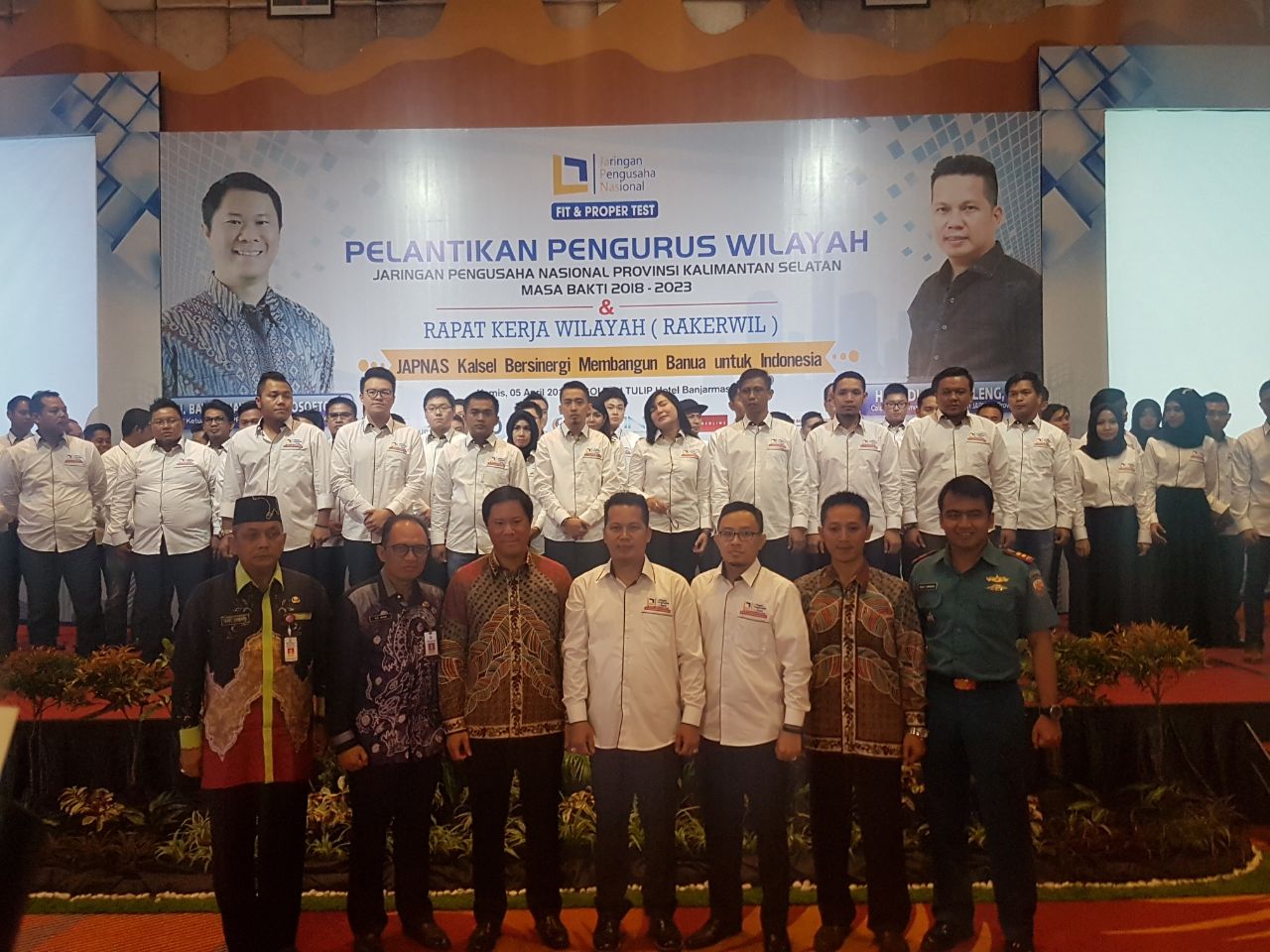 PELANTIKAN PW JARINGAN PENGUSAHA NASIONAL KALIMANTAN SELATAN Masa Bakti 2018 – 2023