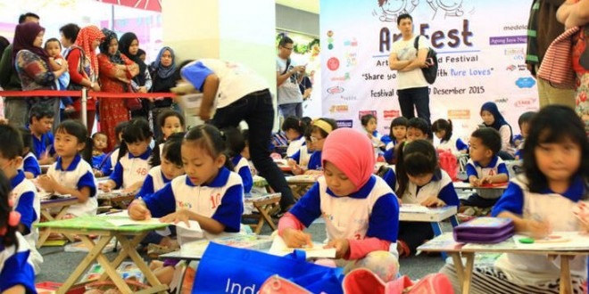 Gabungkan Konsep Seni dan Charity