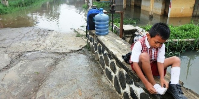 Enam KK Terpaksa Ngungsi ke Masjid