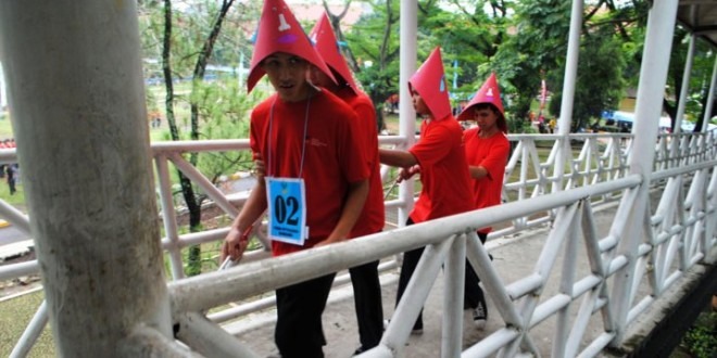 Penyandang Disabilitas Ikuti Reli Tongkat