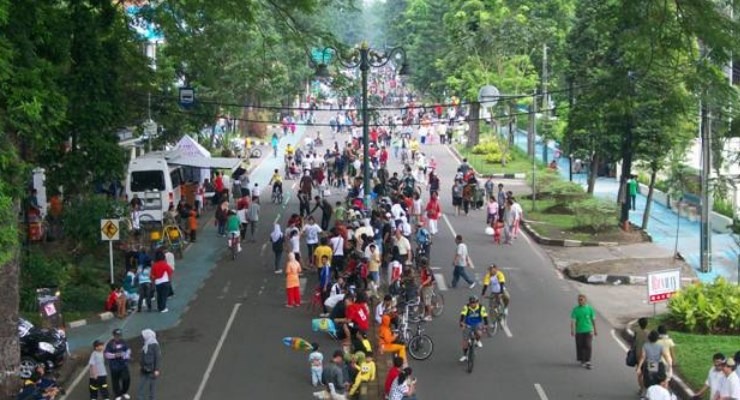 CFD Kota Bandung Berjalan Seperti Biasa