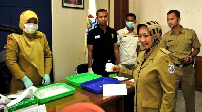 PNS Cimahi Jalani Tes Urine