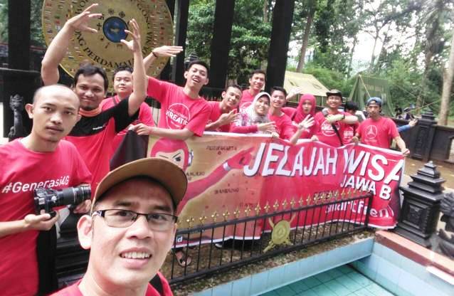 Jelajah Wisata Smartfren Ekspos Situs Karangkamulyan Ciamis