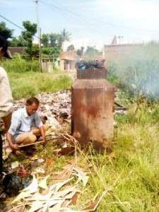 Warga Beleendah Ciptakan Alat Pemusnah Sampah