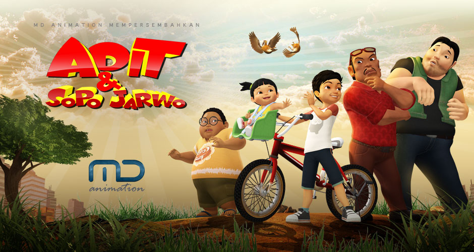 Asik, Animasi Adit Sopo Jarwo jadi opening film nasional!