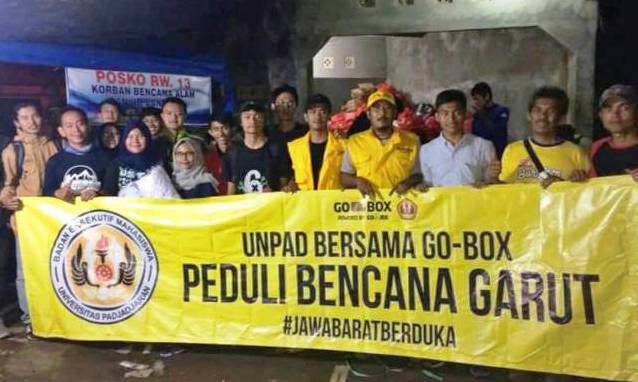 Go-Box Peduli Bencana Banjir Bandang Garut
