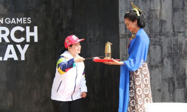 Obor Asian Games Nginap di Solo