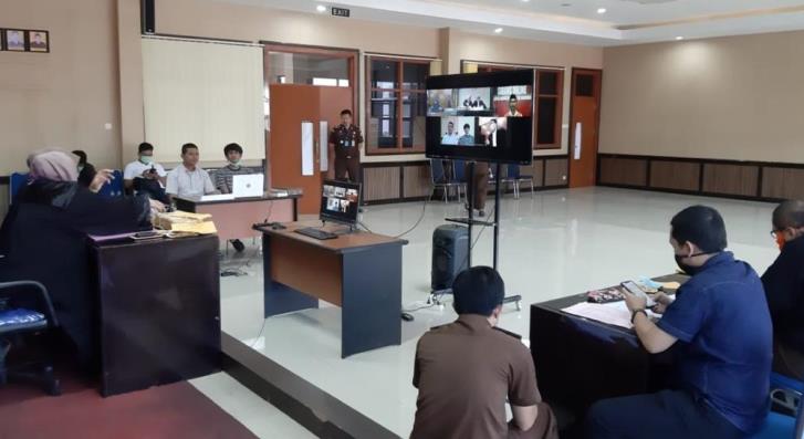 Dampak Covid-19, PN Gelar Sidang Melalui VC