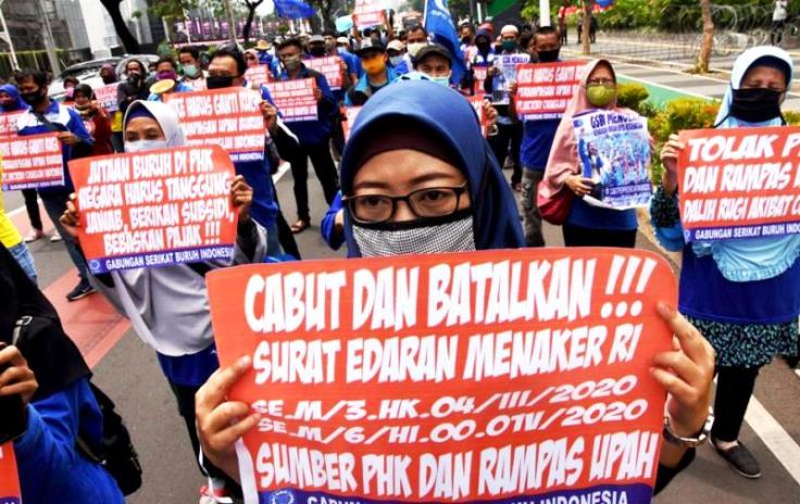 Buruh Akan Turun ke Jalan hingga Mogok Nasional