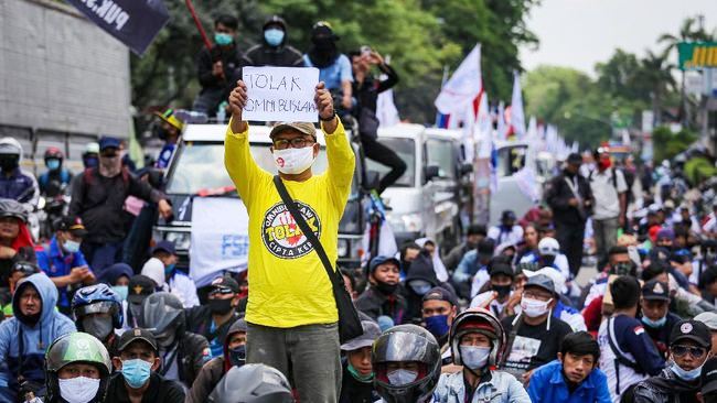 Demo Jangan Jadi Klaster Baru, Tetap Perhatikan Protokol Kesehatan