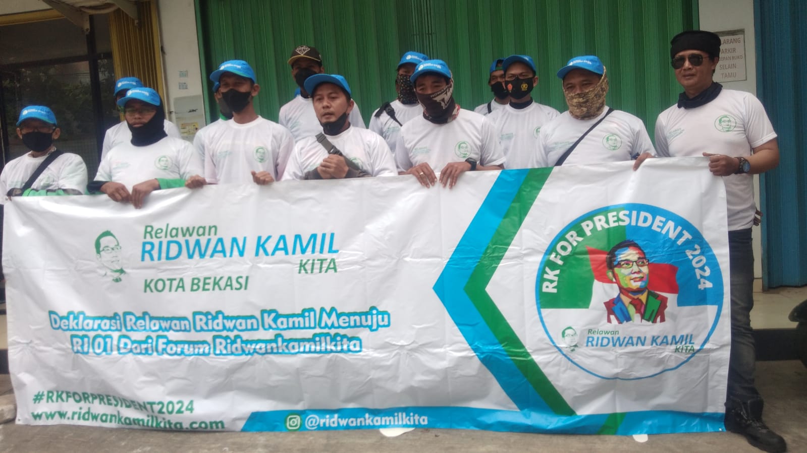 Relawan RidwanKamilKita Wilayah Bekasi Gelar Deklarasi Ridwan Kamil For Presiden 2024