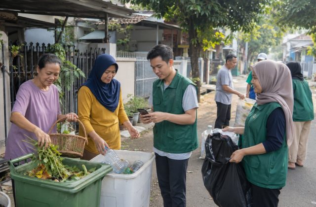 Warga Gempolsari Bandung memilah sampah rumah tangga dengan dukungan relawan dan aplikasi pengangkutan