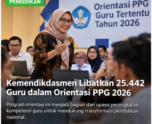 Ilustrasi AI orientasi Pendidikan Profesi Guru 2026
