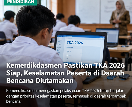 Ilustrasi AI Tes Kemampuan Akademik 2026