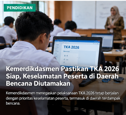 Ilustrasi AI Tes Kemampuan Akademik 2026