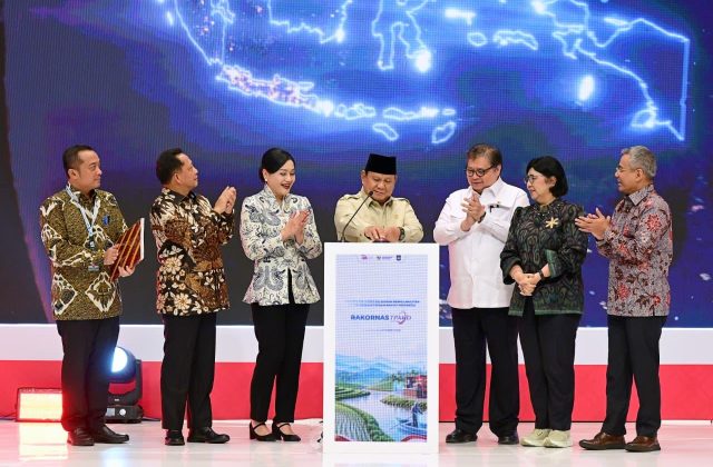 Presiden Prabowo meluncurkan Dewan Nasional Kesejahteraan Keuangan di JIEXPO Kemayoran