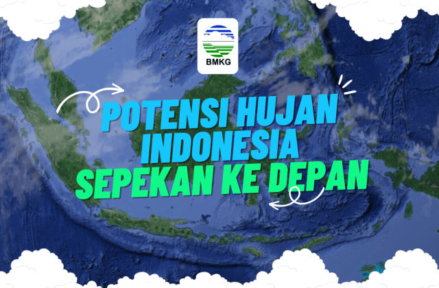 Peta prakiraan cuaca Indonesia periode 23 hingga 29 Oktober 2026 dari BMKG