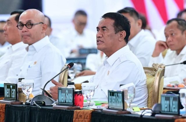 Sidang Kabinet Paripurna membahas stok beras nasional Oktober 2026