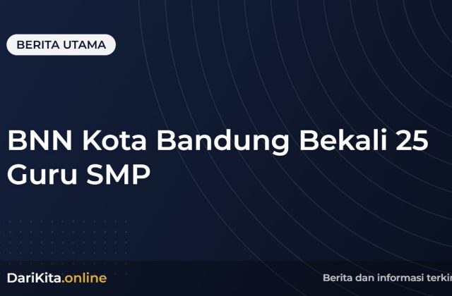BNN Kota Bandung Bekali 25 Guru SMP