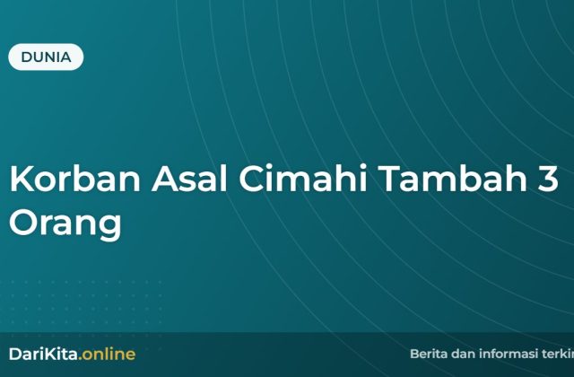 Korban Asal Cimahi Tambah 3 Orang